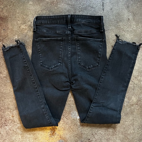 Abercrombie and Fitch high rise super skinny ankle jeans - Picture 2 of 3